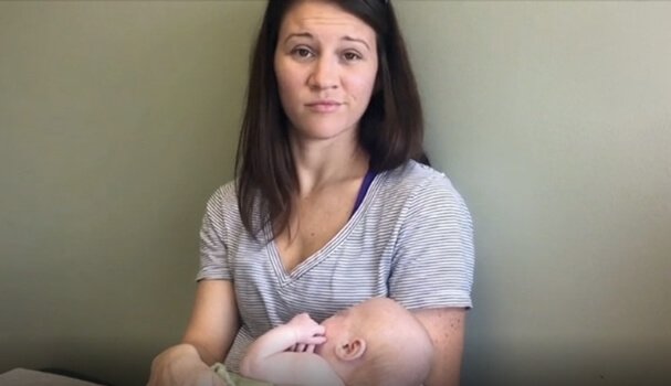 Moeder met haar baby