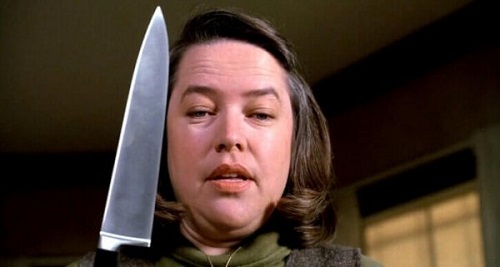 Kathy Bates in de film Misery