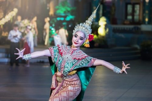 Dansende hindoe vrouw