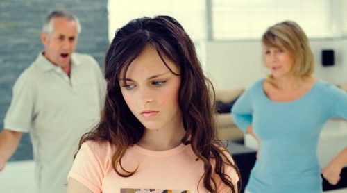Tiener heeft ruzie met ouders
