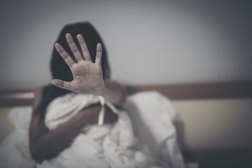 Vrouw zegt nee tegen seksuele dwang