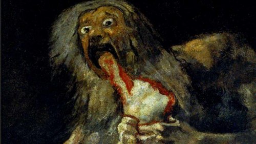 Goya, Saturnus die zijn zoon verslindt