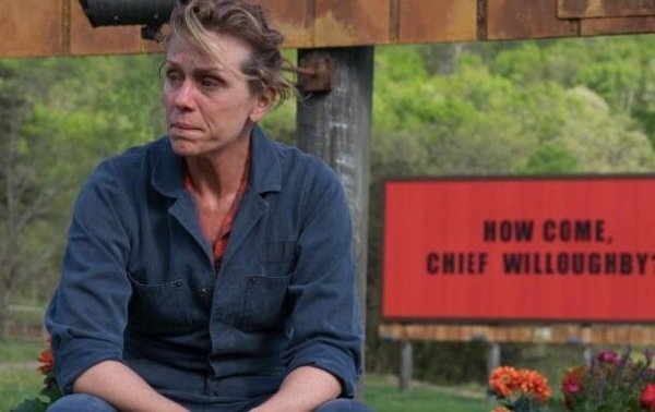 Francis McDormand in Three billboards outside Ebbing