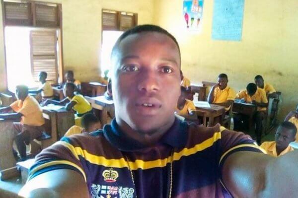 Ghanese leraar in de klas