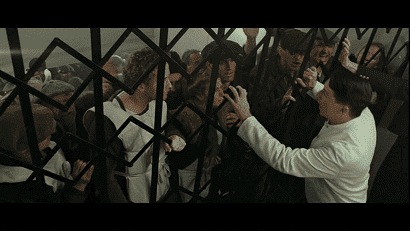 Screenshot uit de film titanic