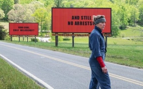 Three billboards outside Ebbing, Missouri