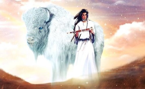 De Witte Buffel Kalf Vrouw - een Indiaanse legende