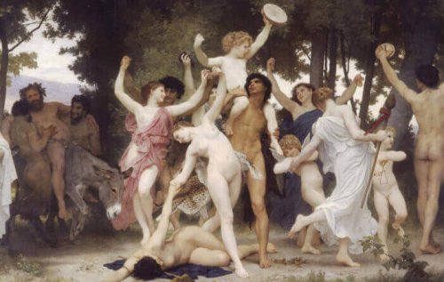 Schilderij van genot, de Jeugd van Bacchus