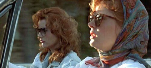 Thelma and Louise onderweg