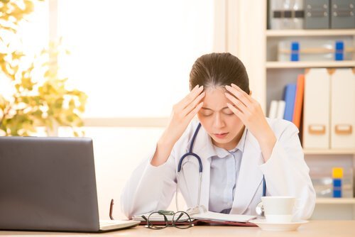 Vermoeide dokter