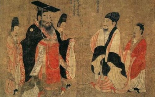 Tekening van het oude China