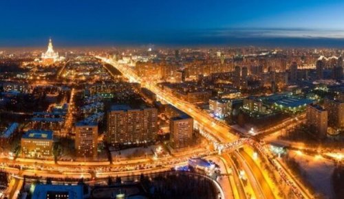 Grote stad vol technologie