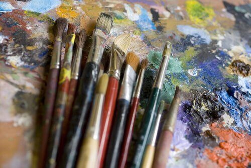 Kwasten en verf