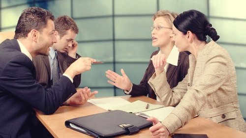 Collega's in gesprek