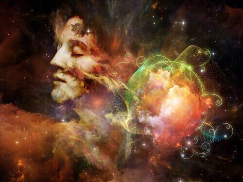 Gezicht in het universum