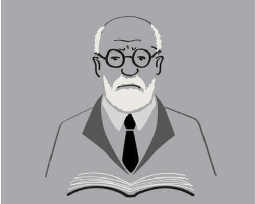 Tekening van Freud