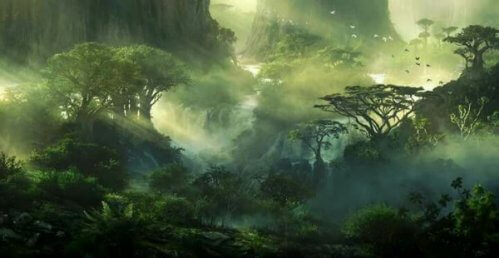 groen woud