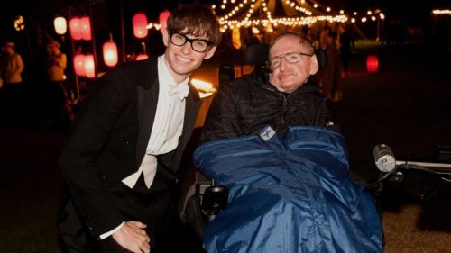 Eddie redmayne met stephen hawking