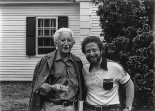 Erik Erikson met een vriend