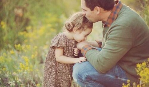 maximale uit je kinderen vader kust dochtertje