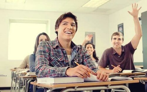 Leerlingen in de klas