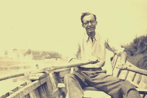 Een jonge saramago in bootje