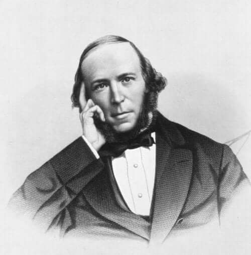 Een portret van Herbert Spencer