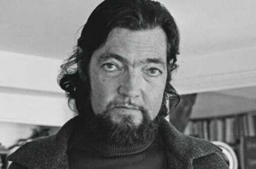 Portret van Cortázar op latere leeftijd