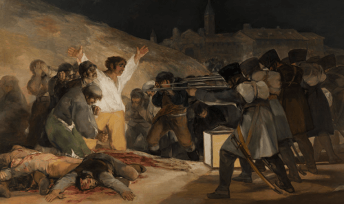 Twee mei schilderij van Goya