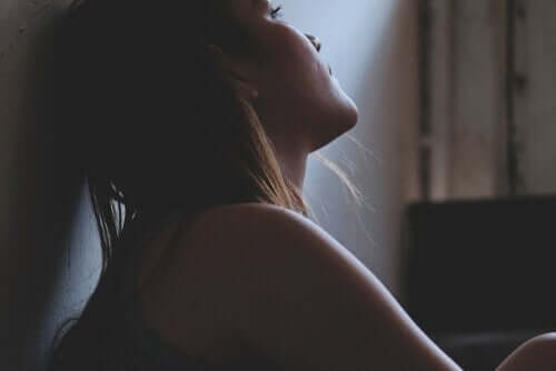 Een verdrietige vrouw