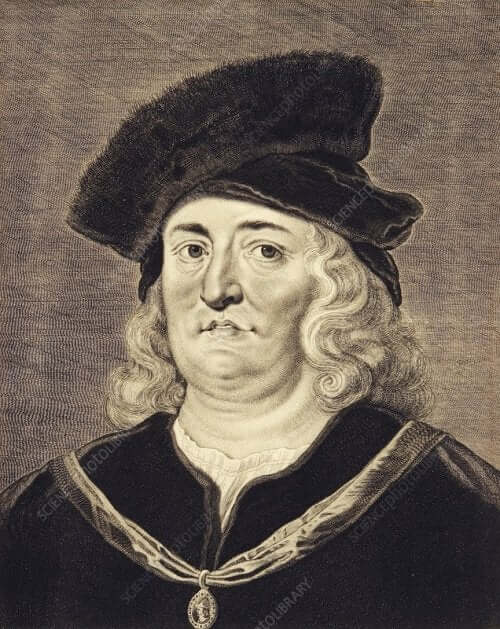 Een tekening van Paracelsus