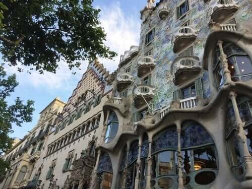 Het Batlo-huis in Barcelona