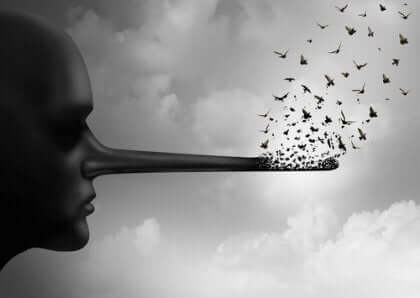 Iemand die altijd liegt