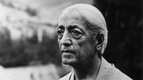 Een portret van Krishnamurti