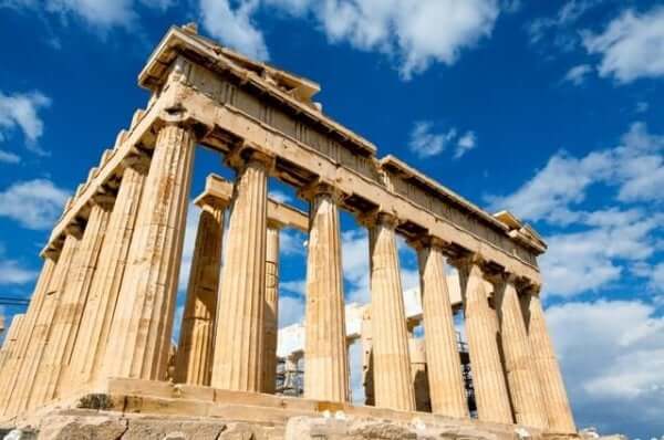 De Acropolis in Griekenland