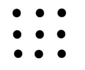 Het probleem van de negen stippen