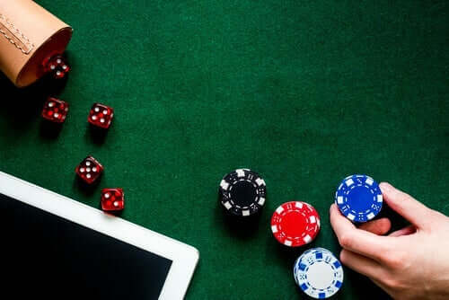 Gokkers in casino
