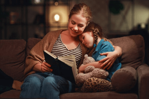 Moeder en dochter hebben quality time