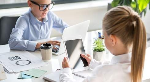 Kinderen studeren