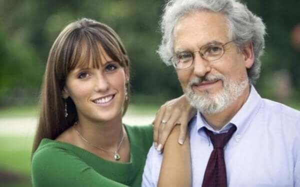 Een stel met een leeftijdsverschil