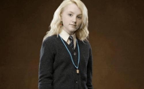 Luna Lovegood uit de film Harry Potter