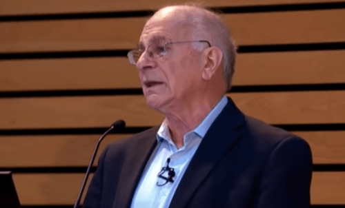 Kahneman op een conferentie