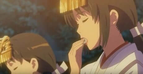 Een scene uit de japanse film Your Name