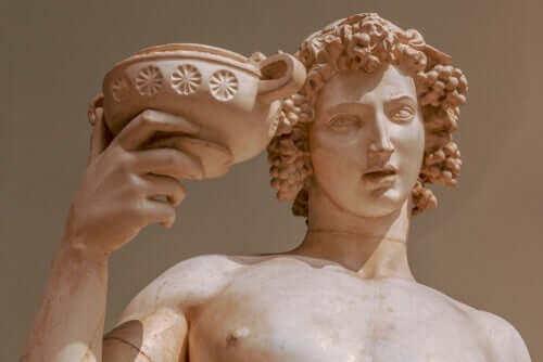 De mythe van Dionysos, God van wijn en plezier