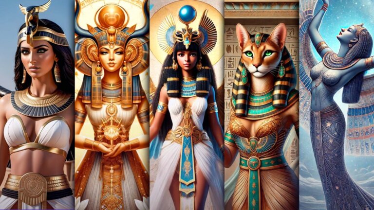 De 22 belangrijkste Egyptische godinnen en hun kenmerken