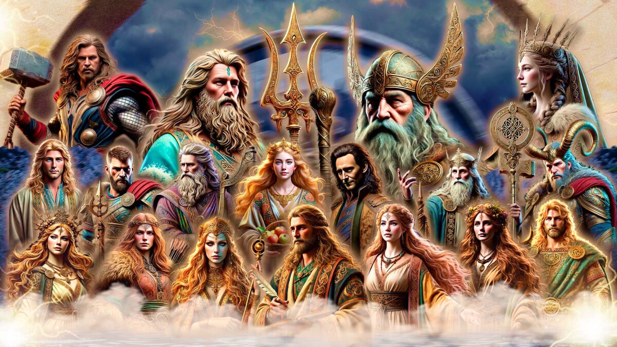 De belangrijkste Aesir-goden uit de Noorse mythologie