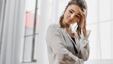 Stille angst, als je van buiten lacht en van binnen uit je voegen barst.